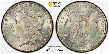 1885 $1 MS64