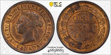 1896 1C MS63RB