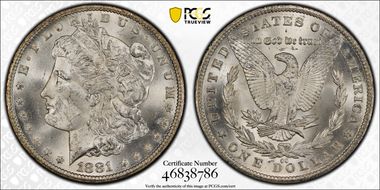 1881-CC $1 MS63