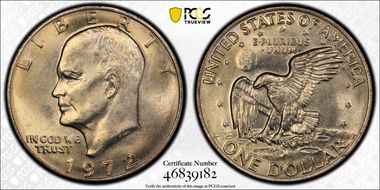 1972 $1 Type 1 MS65