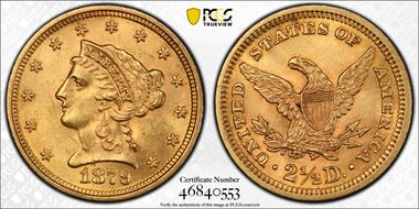 1879 $2.50 MS63