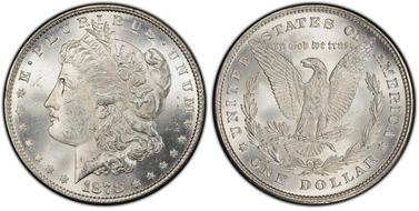 1878 8TF $1 VAM 12 Notched Stars MS63