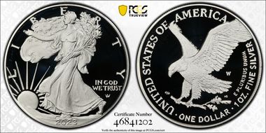 2023-W $1 Silver Eagle PR69DCAM