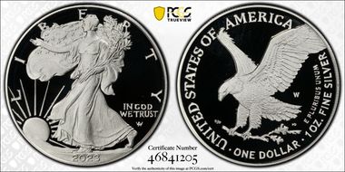 2023-W $1 Silver Eagle PR69DCAM