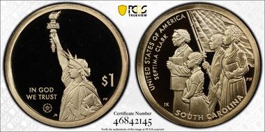 2020-S $1 American Innovation SC Septima Clark PR69DCAM