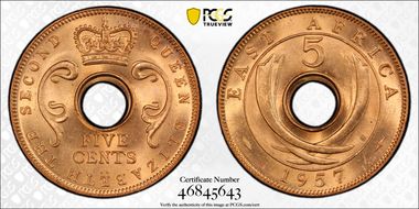 1957-KN 5C MS65RD