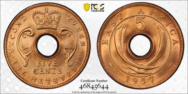 1957-KN 5C MS65RD