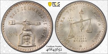 1979-Mo Onza KM-M49b.4 Ag Type 4 MS64