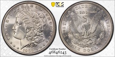 1902 $1 MS66