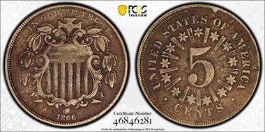 1866 5C Rays N1
