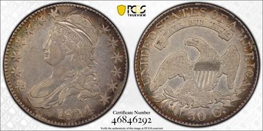 1824/4 50C O-109 VF25