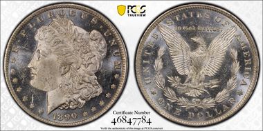 1890-O $1 MS64DMPL