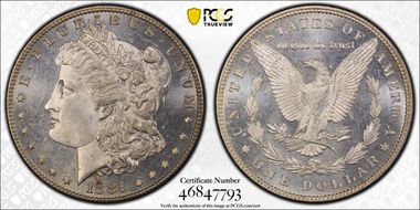1885 $1 MS65PL