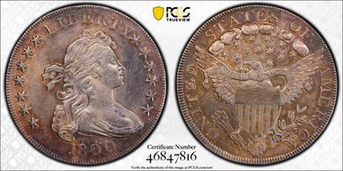 1800 $1 Dotted Date N1