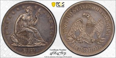 1865 50C XF40