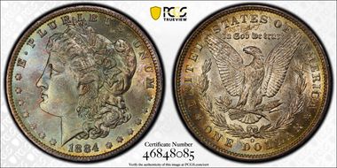 1884-O $1 MS64