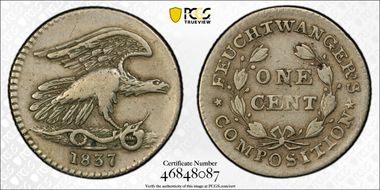 1837 NY 1C HT-268, Feuchtwanger's N1