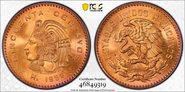 1959-Mo 50C KM-450 MS65RD