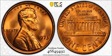 1973 1C MS67+ RD