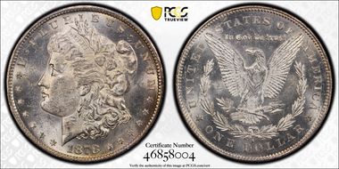 1878-S $1 MS61