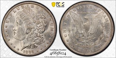 1896-O $1 MS62