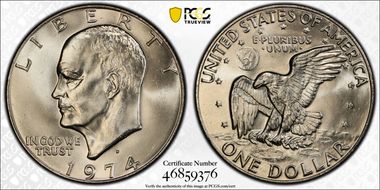 1974-D $1 MS65