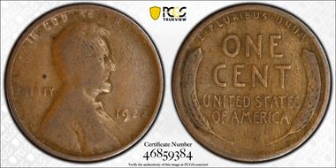 1922 No D 1C Strong Reverse, FS-401 VG8BN