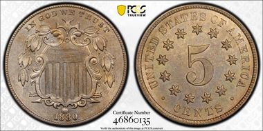 1880 5C AU58