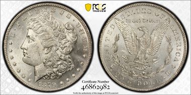 1879-S $1 Reverse of 1878 MS61