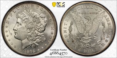 1878-CC $1 MS62