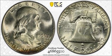 1950 50C "Bugs Bunny" FS-401 MS65FBL