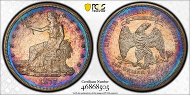 1877 T$1 PR63CAM