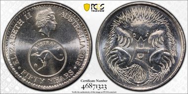 2016 5C 50 Yrs Decimal Currency MS66