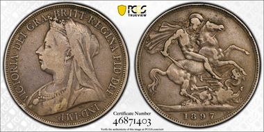 1897 Crown S-3937 LXI Edge VF30