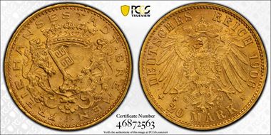 1906-J 20 Mk J-205 MS65