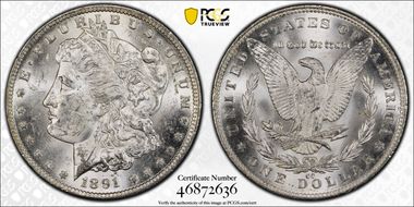 1891-CC $1 MS61