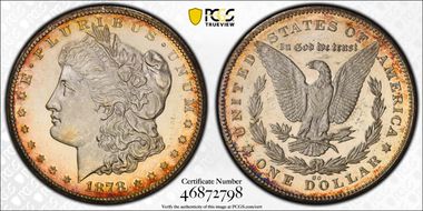 1878-CC $1 MS64DMPL