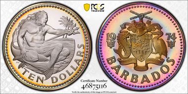 1974-FM $10 PR68DCAM