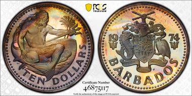 1974-FM $10 PR68DCAM