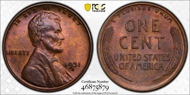 1931-S 1C MS64BN