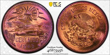 1943-Mo 20C KM-439 MS66BN