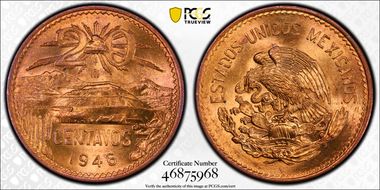 1946-Mo 20C KM-439 MS66RD