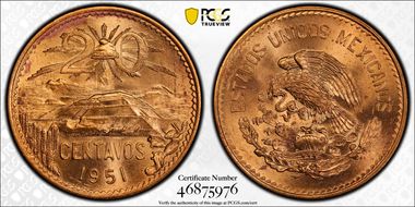 1951-Mo 20C KM-439 MS65RD