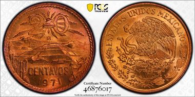 1971-Mo 20C KM-441 MS67RD