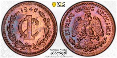 1946-Mo 1C KM-415 MS65RB