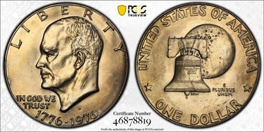 1976-D $1 Type 1 MS64