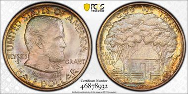 1922 50C Grant, with Star MS65