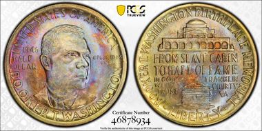 1946-S 50C Booker T. Washington MS67