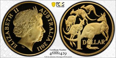 2011 $1 PR70DCAM