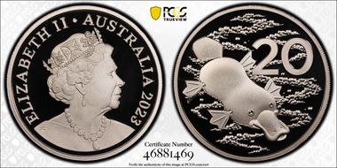 2023 20C Wind Up Platypus - Baby Set PR70DCAM